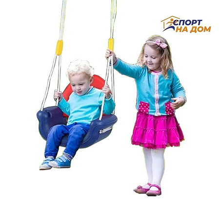 Подвесные качели для детей "Kids sport" разборные 3в1, фото 2