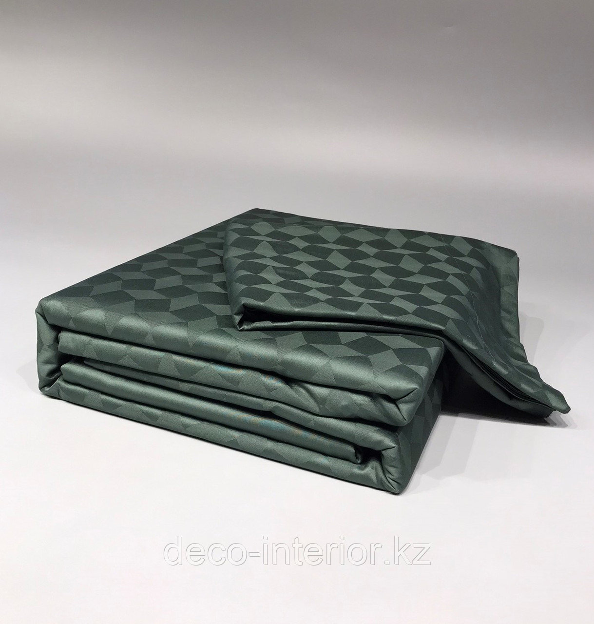 Комплект постельного белья KING SIZE из сатин-жаккарда с брендовым принтом - фото 6 - id-p112910574