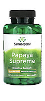 Папайя ( папаин) Papaya 50 мг. 300 жевательных таблеток.