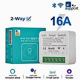 Беспроводной выключатель серый и радиореле с Wi-Fi Алиса eWeLink, фото 6