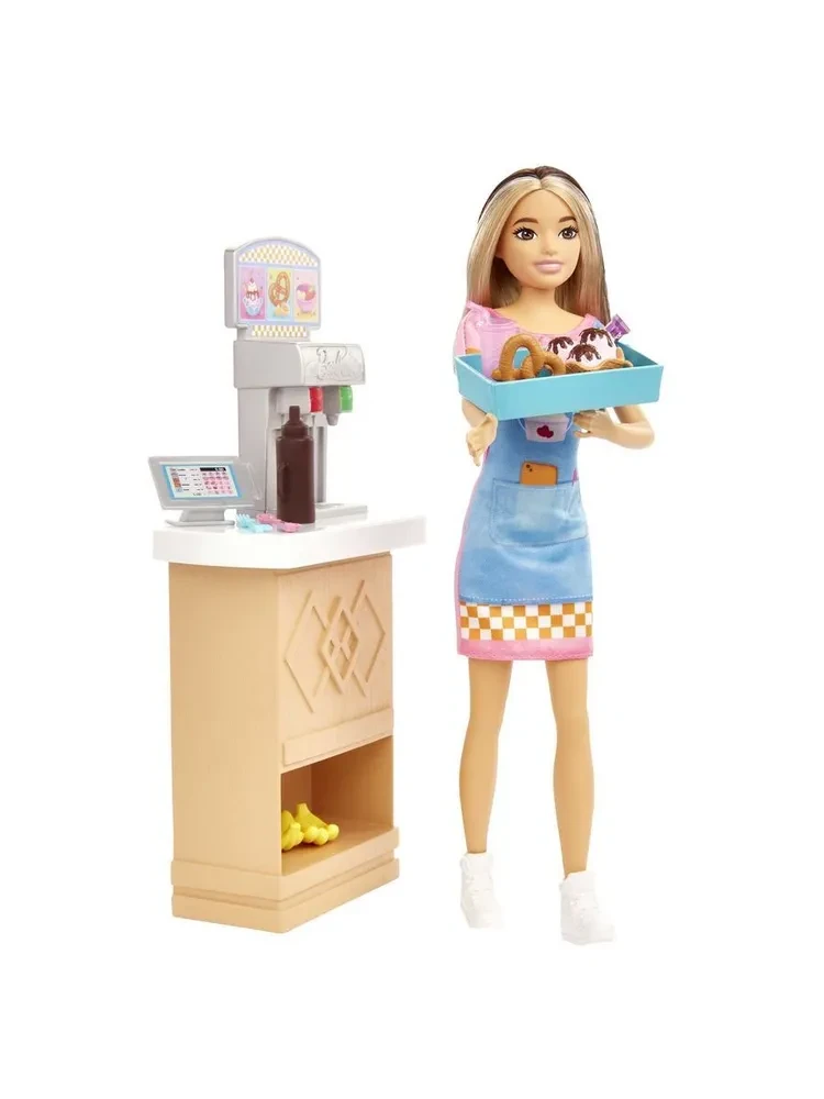 Barbie Игровой набор Барби Первая работа Закусочная HKD79 - фото 5 - id-p112846620