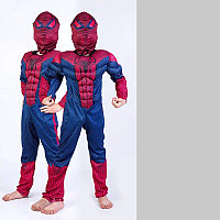 Бұлшық еттері бар "Өрмекші адам" (Spider Man) балалар костюмі.