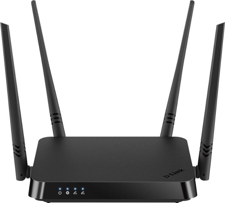 Wi-Fi роутер D-Link DIR-822/RU/E1A черный - фото 1 - id-p112911192