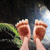 Тапочки Нога Пещерного Человека