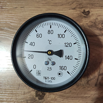 Термометр биметаллический ТБП-100 (0-160)С, Завод теплотехнических приборов. Беларусь