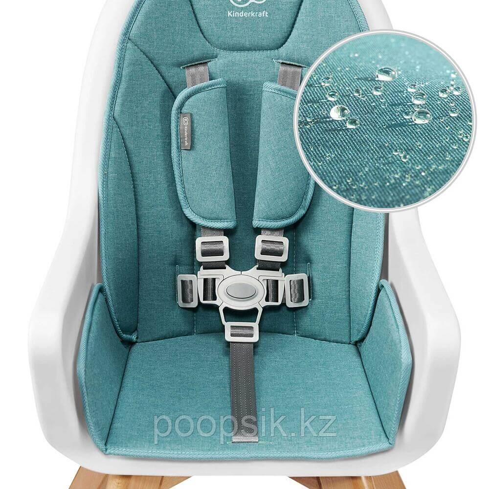 Детский стульчик для кормления Kinderkraft TIXI Turquoise - фото 7 - id-p112911482