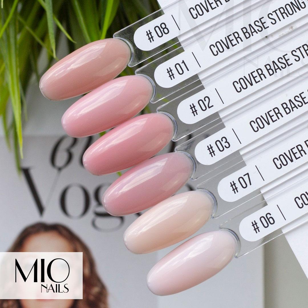 MIO Nails База Cover Base Strong LUXE 08 15мл - фото 2 - id-p106074594