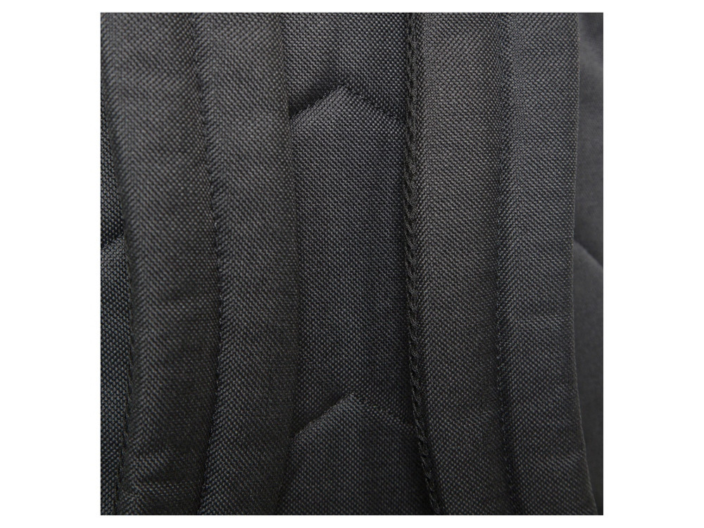 Рюкзак TORBER GRAFFI, черный с карманом коричневого цвета, полиэстер меланж, 42 х 29 x 19 см - фото 5 - id-p112918560
