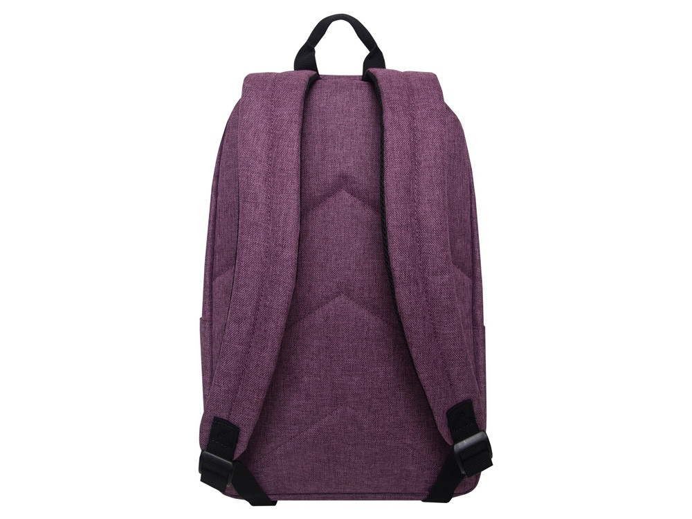 Рюкзак TORBER GRAFFI, фиолетовый с карманом черного цвета, полиэстер меланж, 42 х 29 x 19 см - фото 4 - id-p112918561
