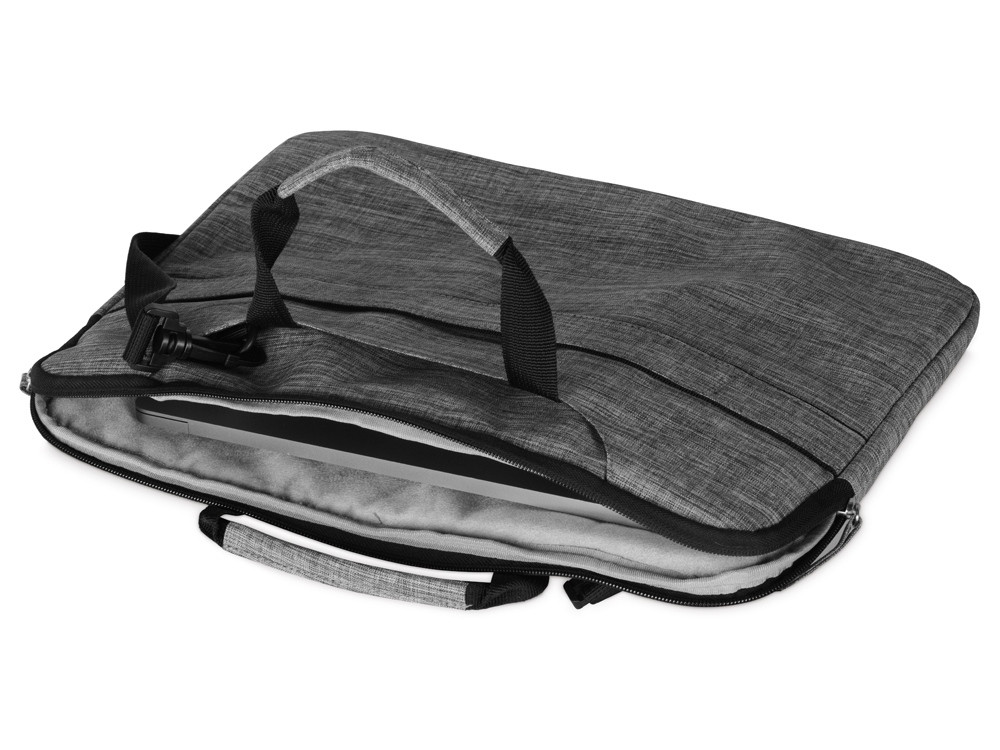 Сумка Plush c усиленной защитой ноутбука 15.6 '', серый - фото 5 - id-p112912942