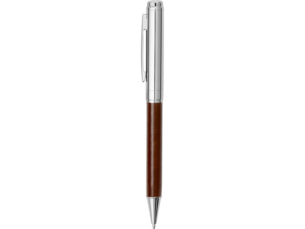 Бизнес-блокнот на молнии А5 Fabrizio с RFID защитой и ручкой, коричневый - фото 9 - id-p112916700