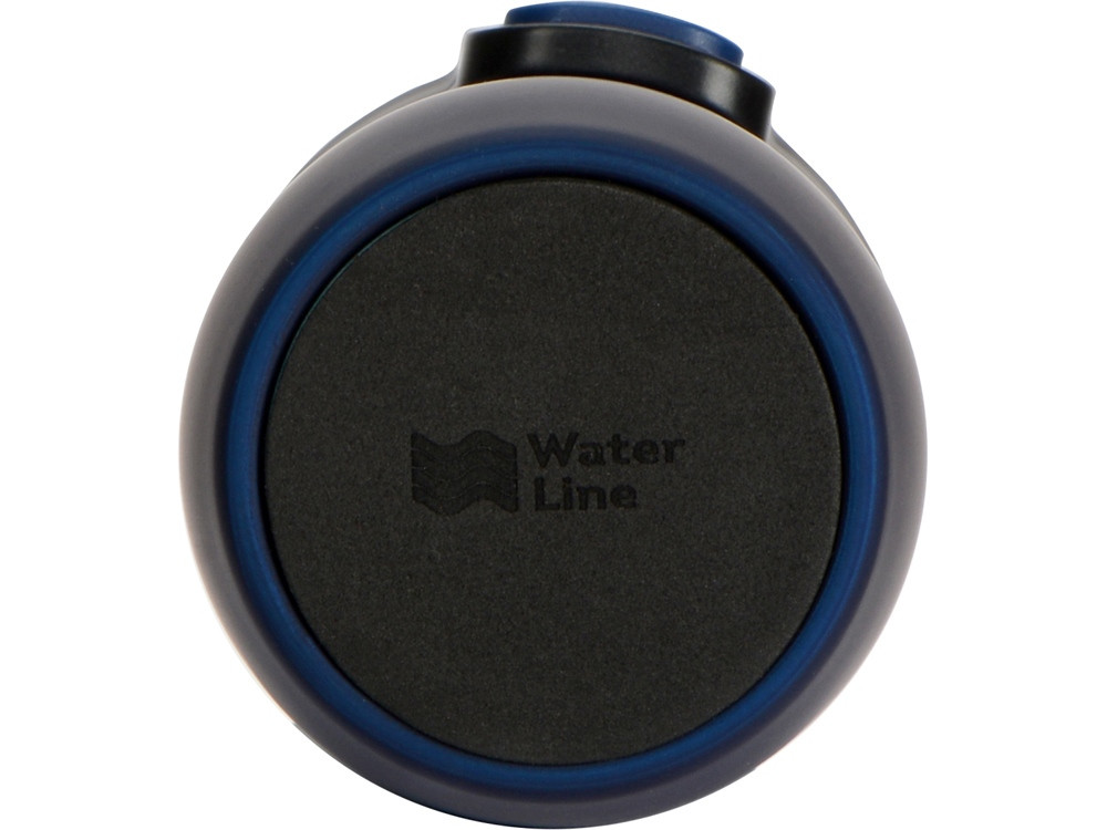 Вакуумная термокружка с кнопкой Streamline, Waterline, soft-touch, темно-синий - фото 6 - id-p112913956