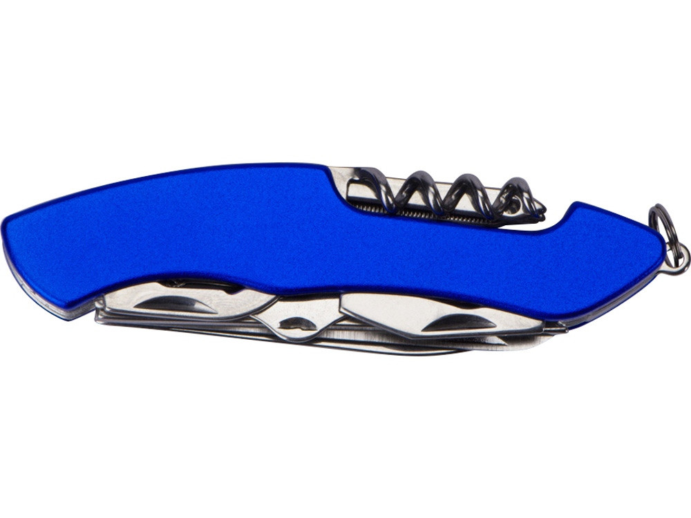 Мультитул-складной нож Demi 11-в-1, серебристый/синий - фото 4 - id-p112917770