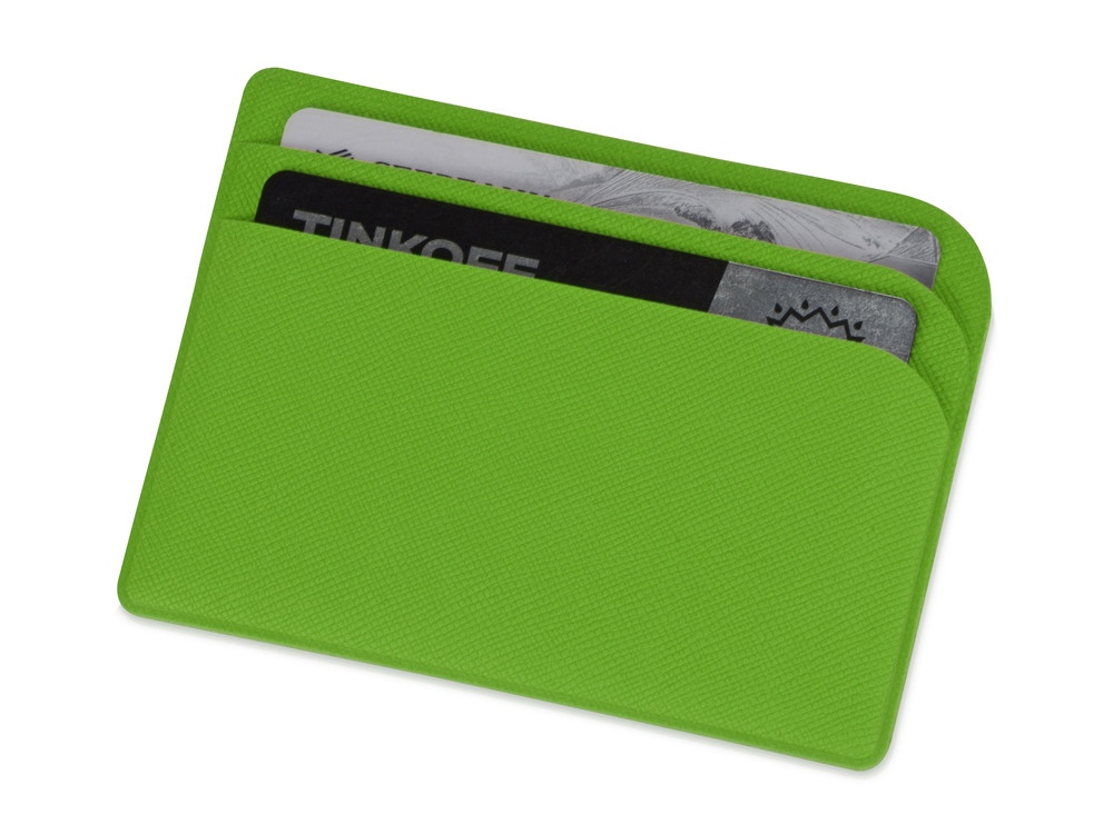 Картхолдер для 3-пластиковых карт Favor, зеленое яблоко - фото 1 - id-p112916762