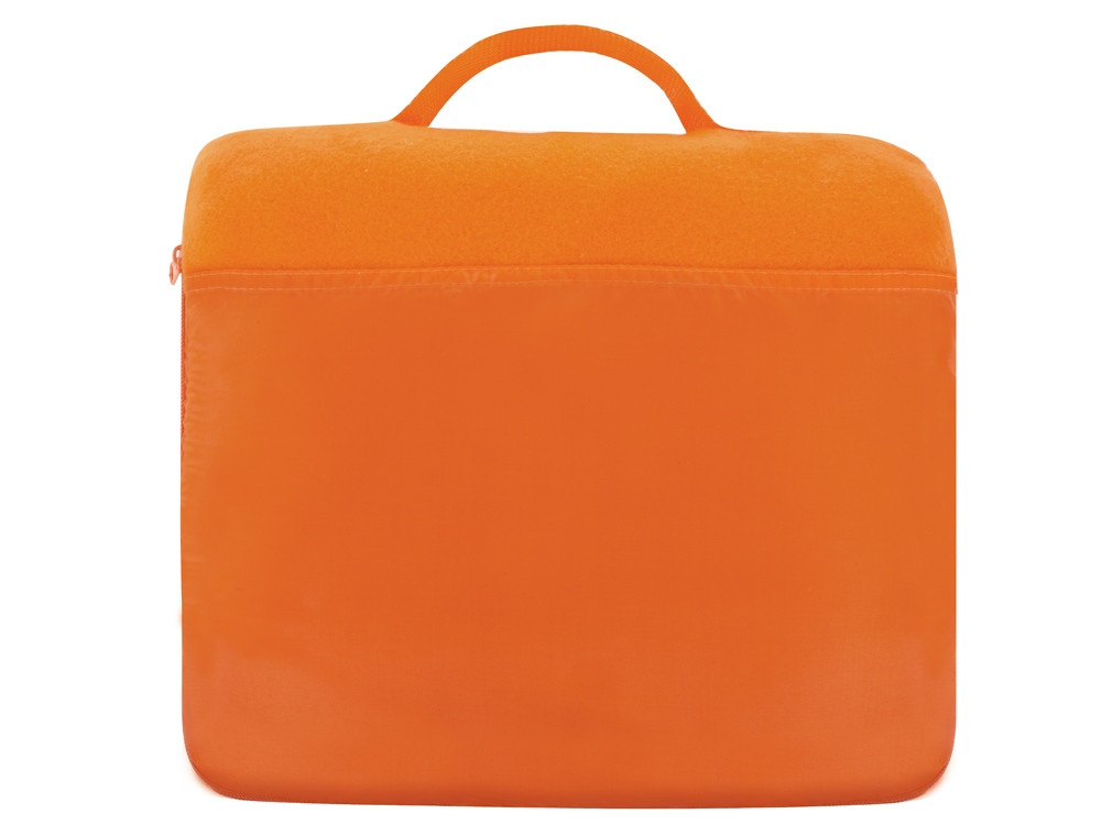 Плед для путешествий Flight в чехле с ручкой и карманом, оранжевый - фото 4 - id-p112914960