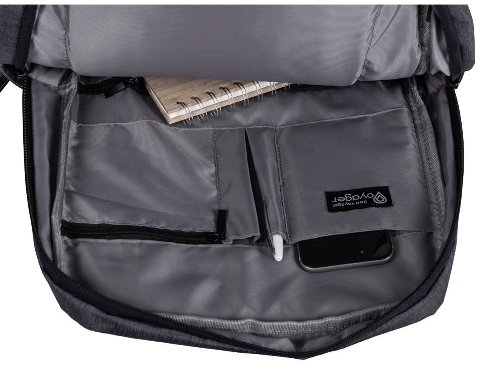 Рюкзак Flash для ноутбука 15'', темно-серый - фото 7 - id-p112916794