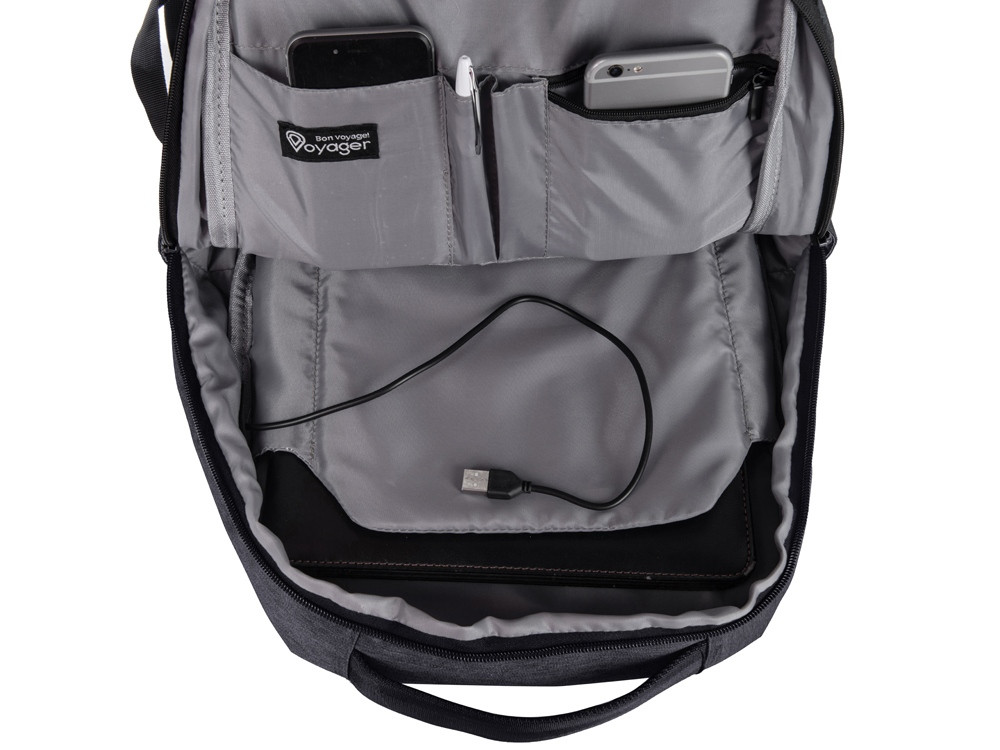 Рюкзак Flash для ноутбука 15'', темно-серый - фото 8 - id-p112916794
