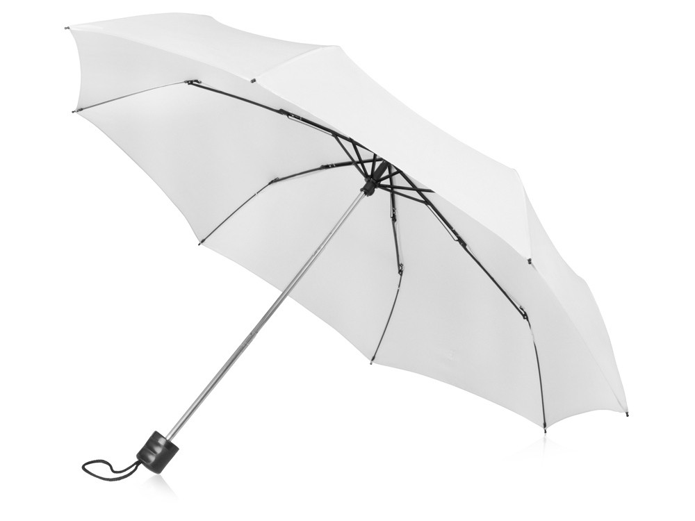 Зонт складной Columbus, механический, 3 сложения, с чехлом, белый - фото 1 - id-p112912734