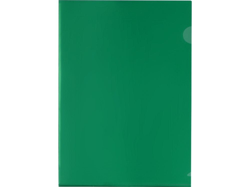 Папка-уголок прозрачный формата А4 0,18 мм, зеленый глянцевый - фото 3 - id-p112914109