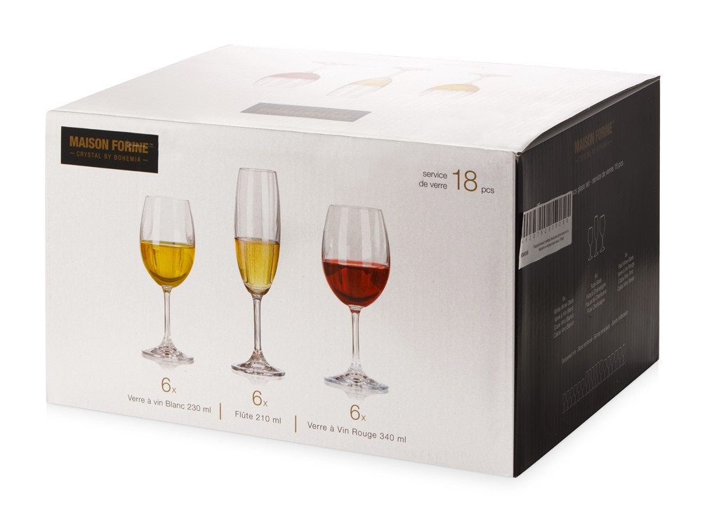 Подарочный набор бокалов для красного, белого и игристого вина Celebration, 18шт - фото 8 - id-p112914167