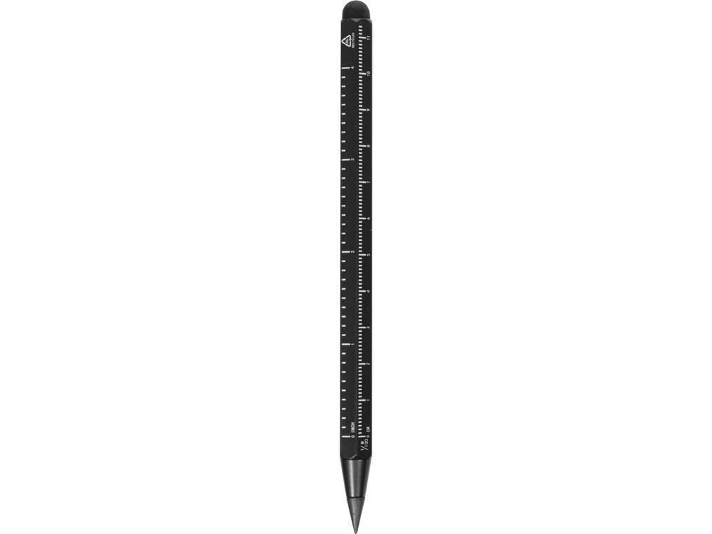 Вечный карандаш из переработанного алюминия Sicily, черный - фото 2 - id-p112917912