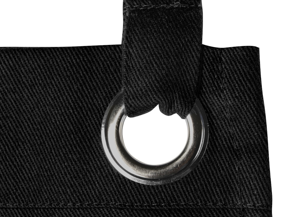 Хлопковый фартук Delight с карманом и регулируемыми завязками, черный - фото 5 - id-p112914230