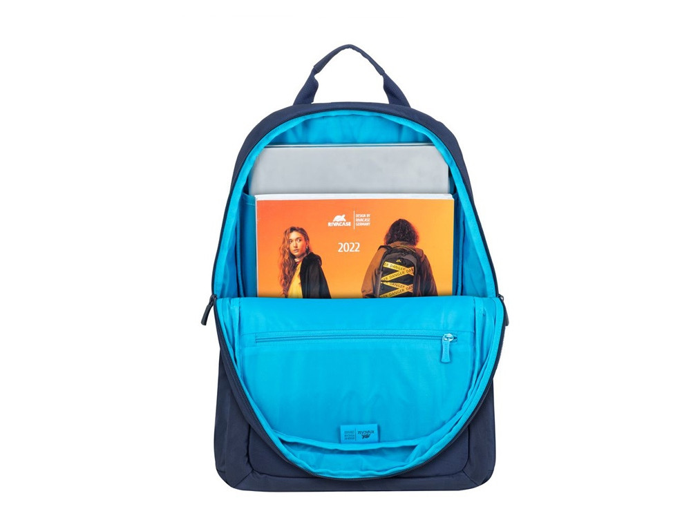 RIVACASE 7561 dark blue ECO рюкзак для ноутбука 15.6-16 / 6 - фото 6 - id-p112918883