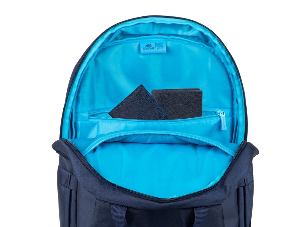 RIVACASE 7561 dark blue ECO рюкзак для ноутбука 15.6-16 / 6 - фото 10 - id-p112918883