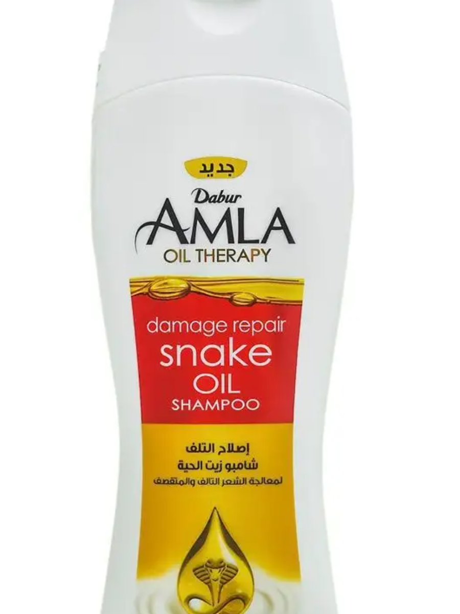 Шампунь Амла со Змеиным маслом (DABUR Amla Nourishment Snake Oil Cream), 400 мл - фото 1 - id-p112919033