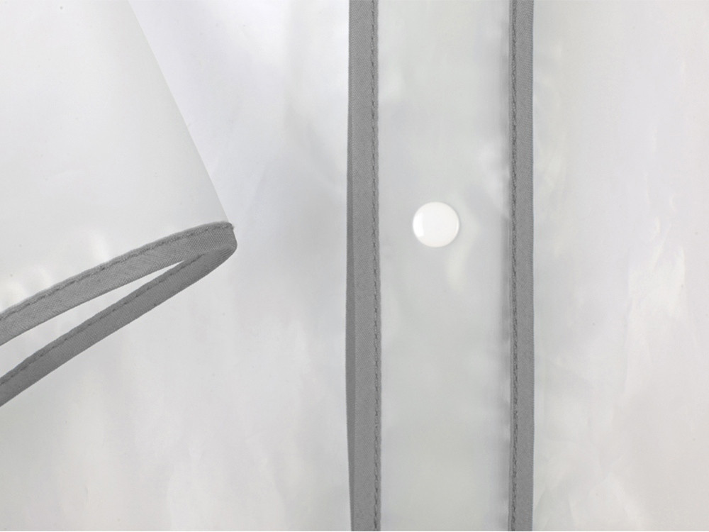 Дождевик Providence, прозрачный/серый светоотражающий с чехлом - фото 2 - id-p112913417