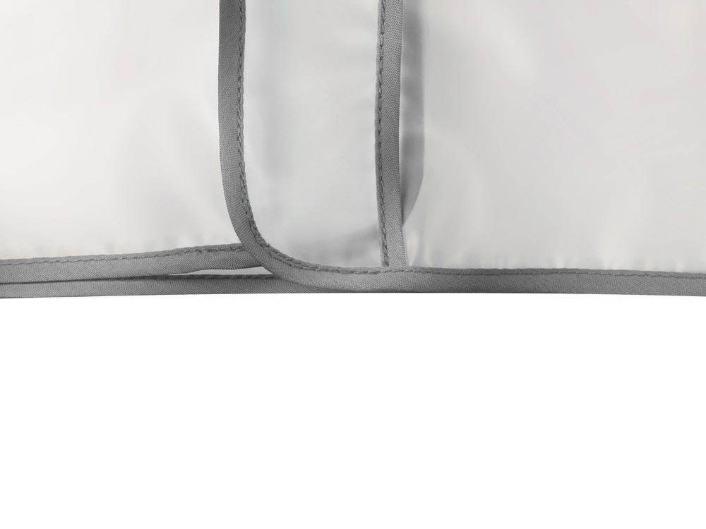Дождевик Providence, прозрачный/серый светоотражающий с чехлом - фото 3 - id-p112913417