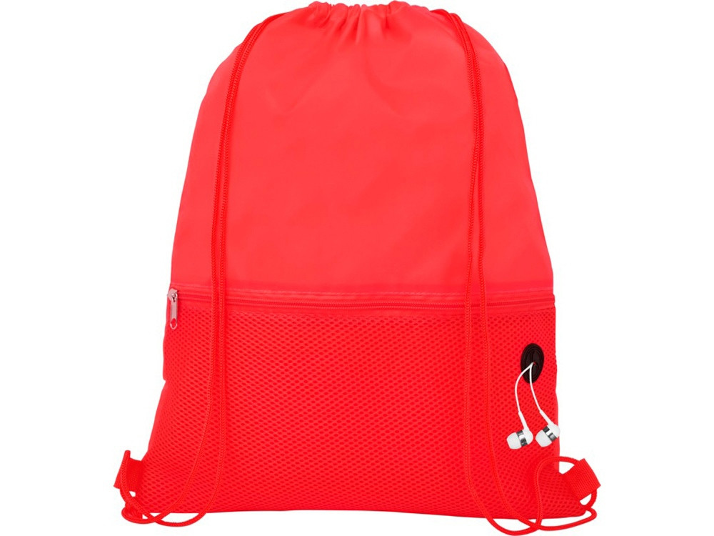 Сетчатый рюкзак со шнурком Oriole, красный - фото 4 - id-p112917200