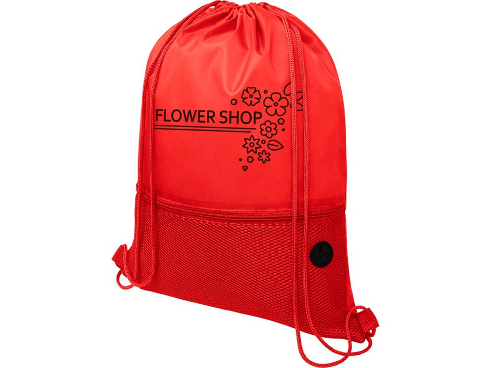 Сетчатый рюкзак со шнурком Oriole, красный - фото 5 - id-p112917200