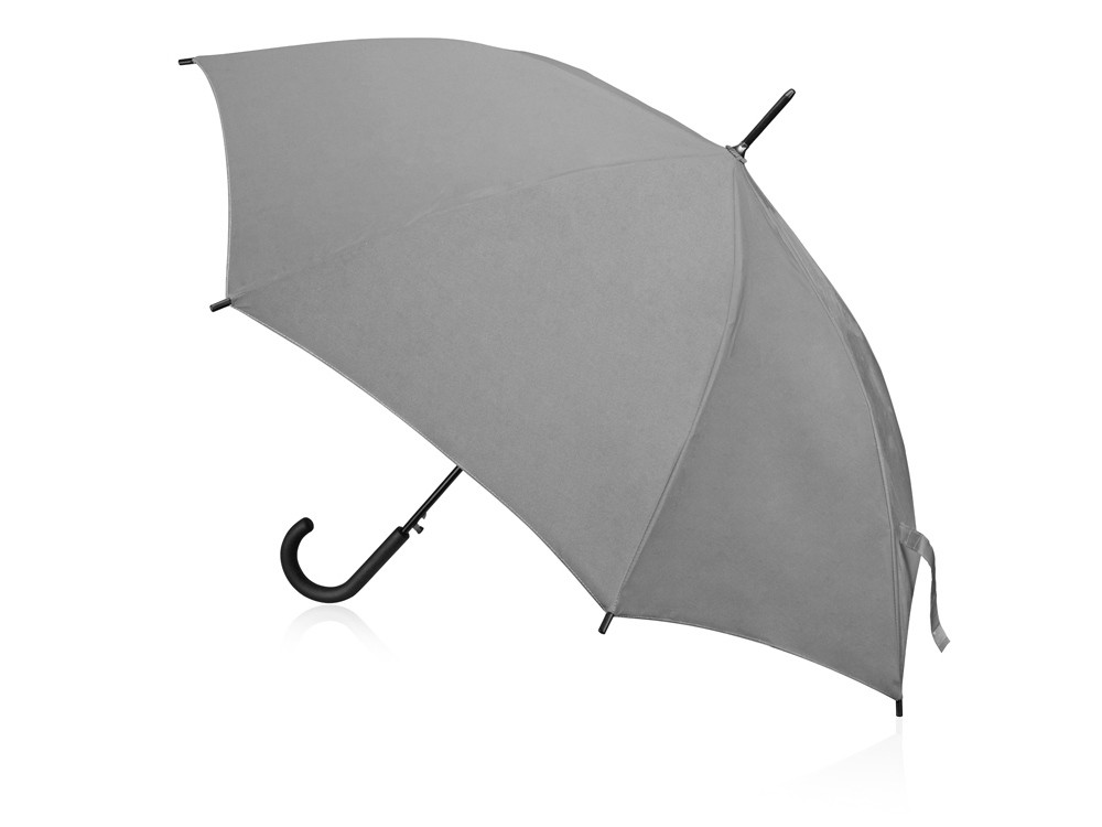 Зонт-трость светоотражающий Reflector, серебристый (Р) - фото 2 - id-p112914483