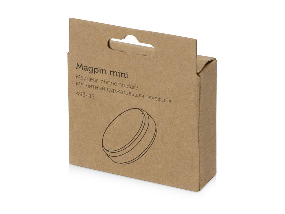 Магнитный держатель для телефона Magpin mini, черный/стальной - фото 5 - id-p112914492