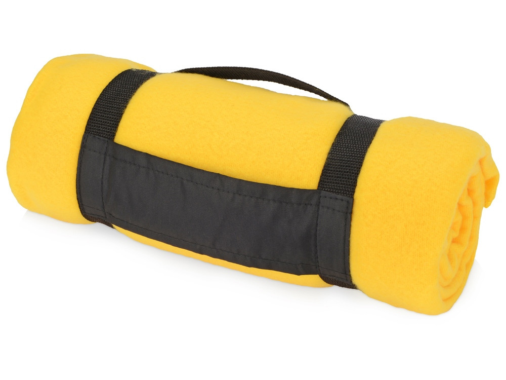 Подарочный набор Cozy с пледом и термокружкой, желтый - фото 4 - id-p112912884