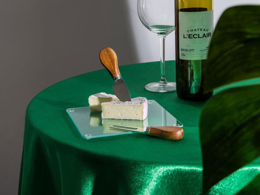 Набор для сыра Dorblue из стеклянной доски и вилки с ножом - фото 10 - id-p112917342