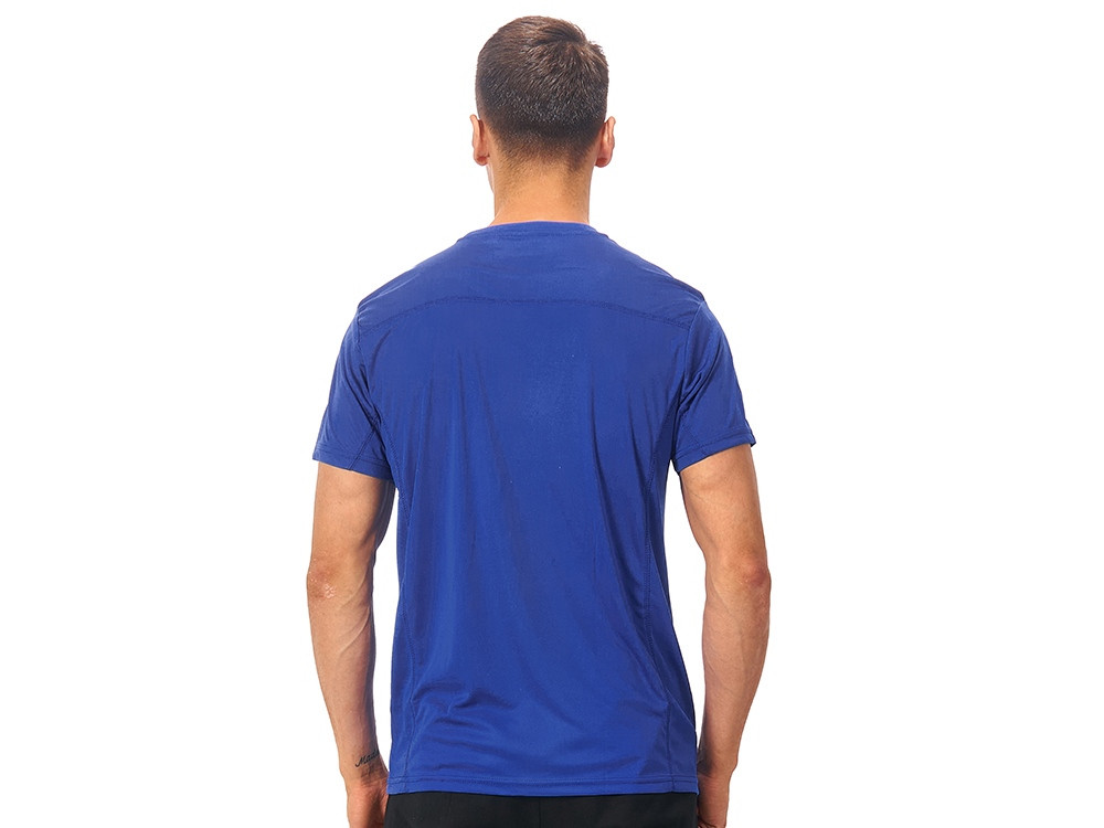 Мужская спортивная футболка Turin из комбинируемых материалов, классический синий - фото 4 - id-p112915263