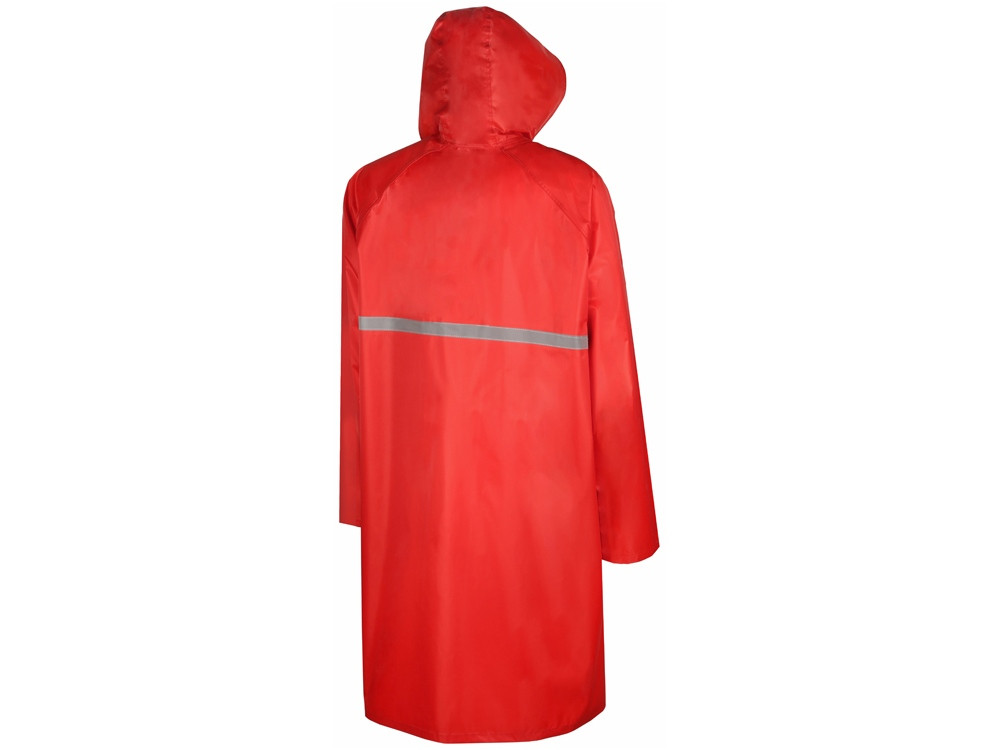 Длиный дождевик Lanai из полиэстера со светоотражающей тесьмой, красный - фото 2 - id-p112915308