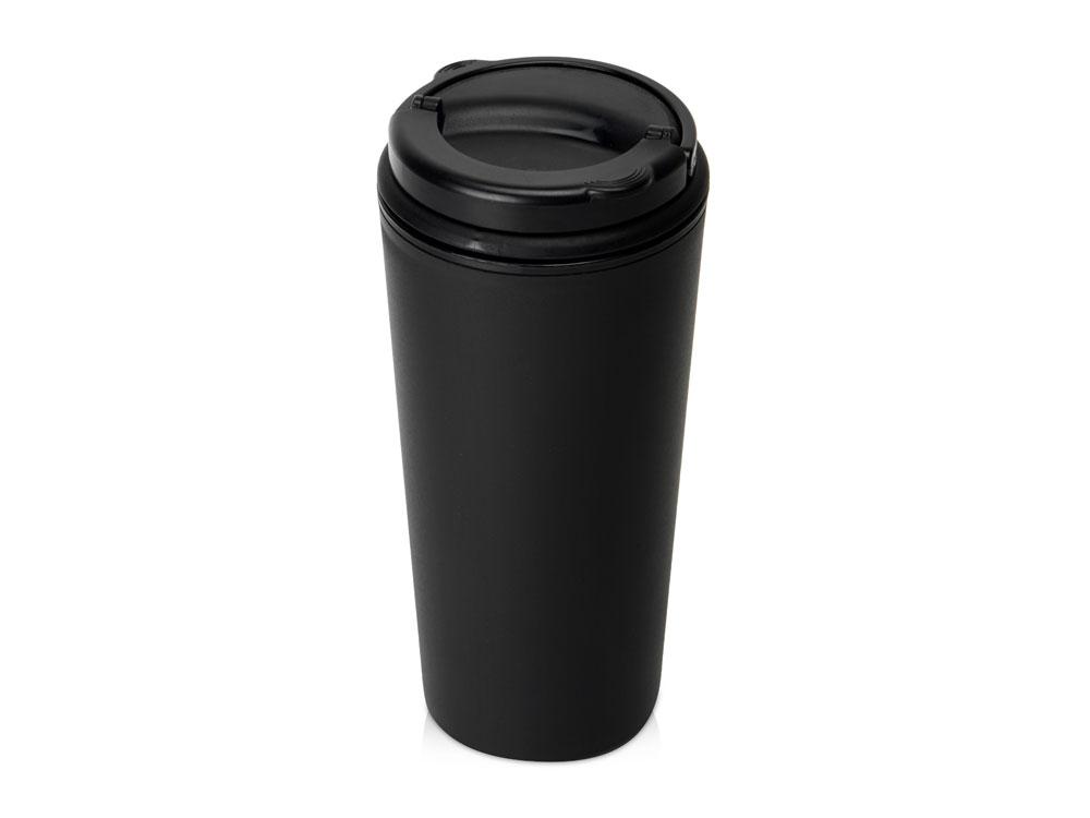 Стакан-тамблер Moment с кофейной крышкой, 350 мл, цвет черный - фото 1 - id-p112915333