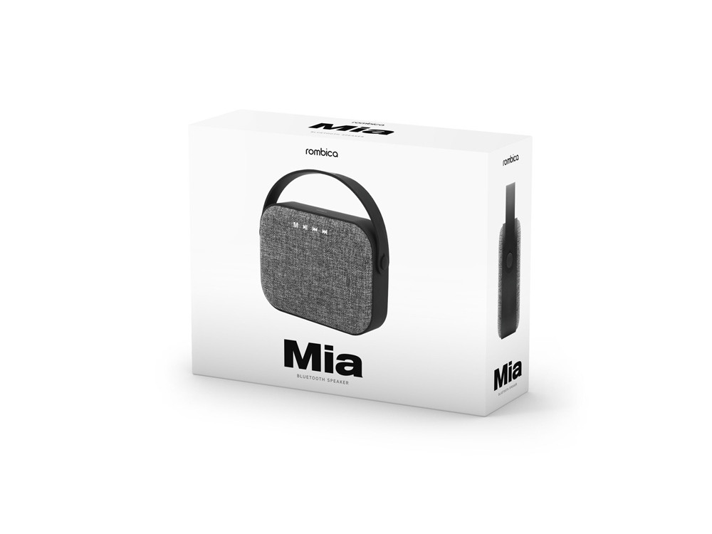 Портативная колонка Rombica Mysound Mia с логотипом, серый - фото 5 - id-p112917434