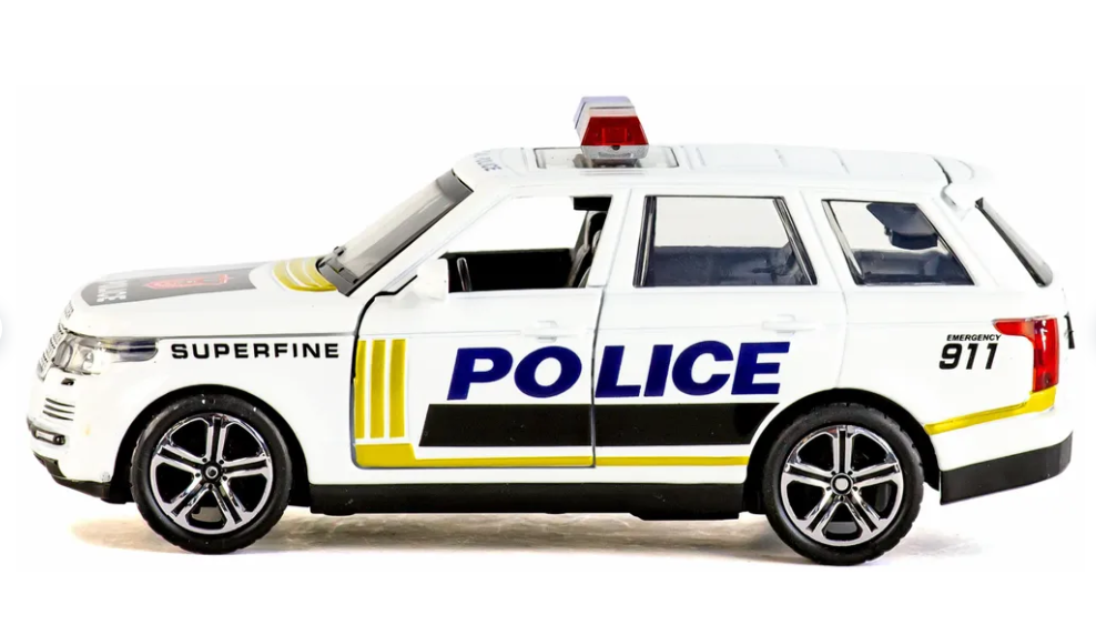 Металлическая машинка игрушка 1:32 Джип Land Rover Range Rover Sport: Полицейский - фото 2 - id-p112919066