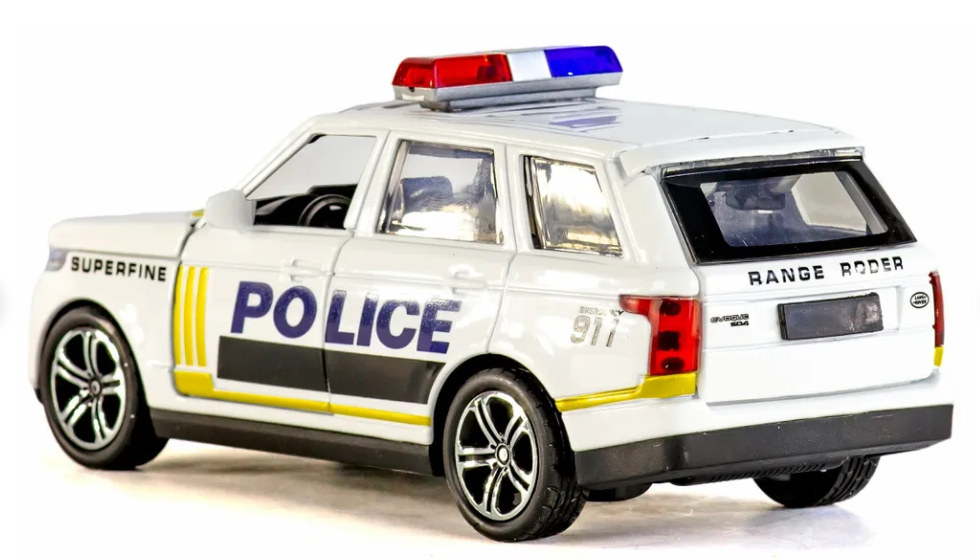 Металлическая машинка игрушка 1:32 Джип Land Rover Range Rover Sport: Полицейский - фото 5 - id-p112919066