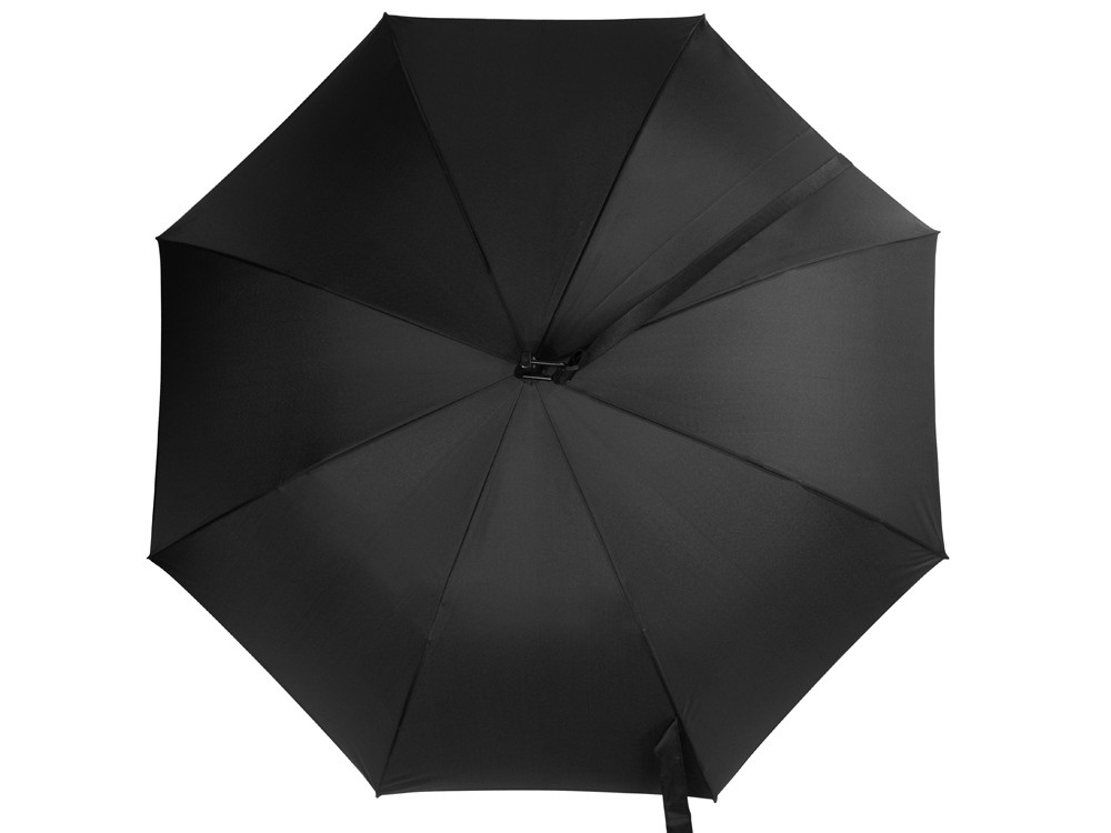 Зонт-трость 1199 Loop с плечевым ремнем, полуавтомат, черный - фото 4 - id-p112917534