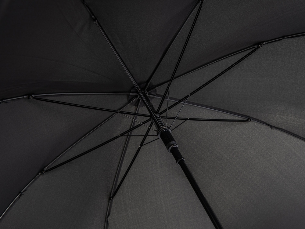 Зонт-трость 1199 Loop с плечевым ремнем, полуавтомат, черный - фото 5 - id-p112917534