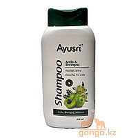 Шампунь с амлой, бринградж, гибискусом и брами (Hair fall control shampoo AYUSRI), 200 мл.