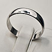 Обручальное кольцо 2.22 гр, серебро 925 проба.17 размер/4мм, фото 9