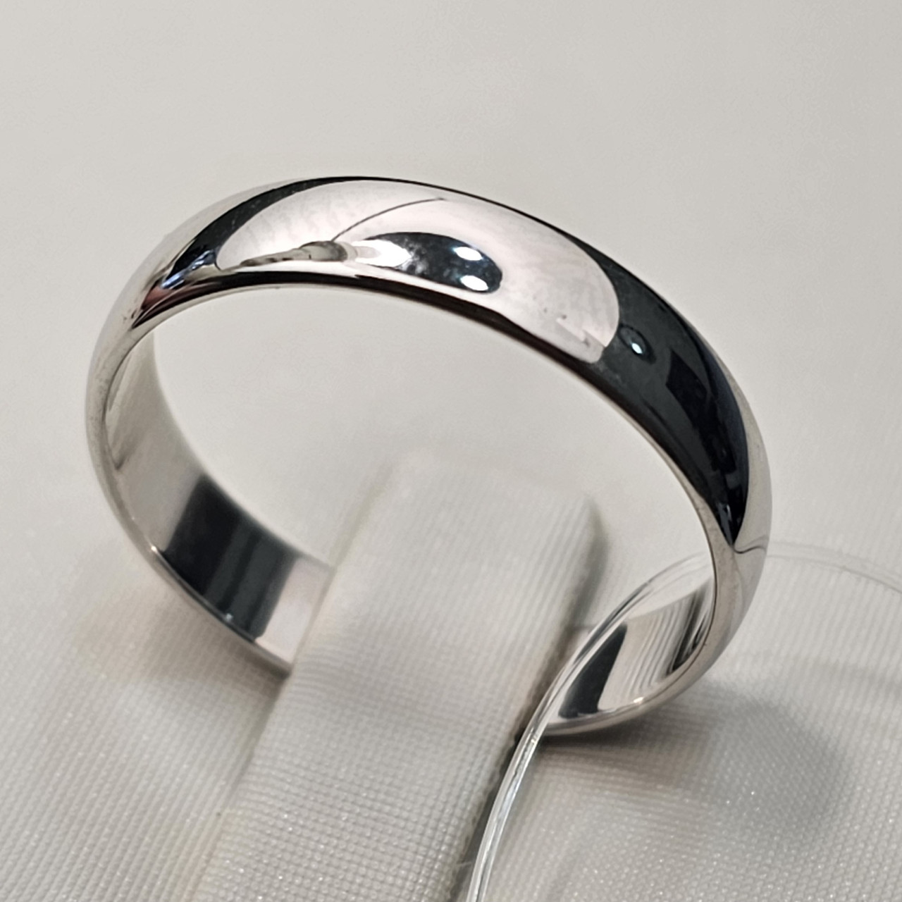 Обручальное кольцо 2.26 гр, серебро 925 проба, 17.5 размер/4мм - фото 10 - id-p112919264