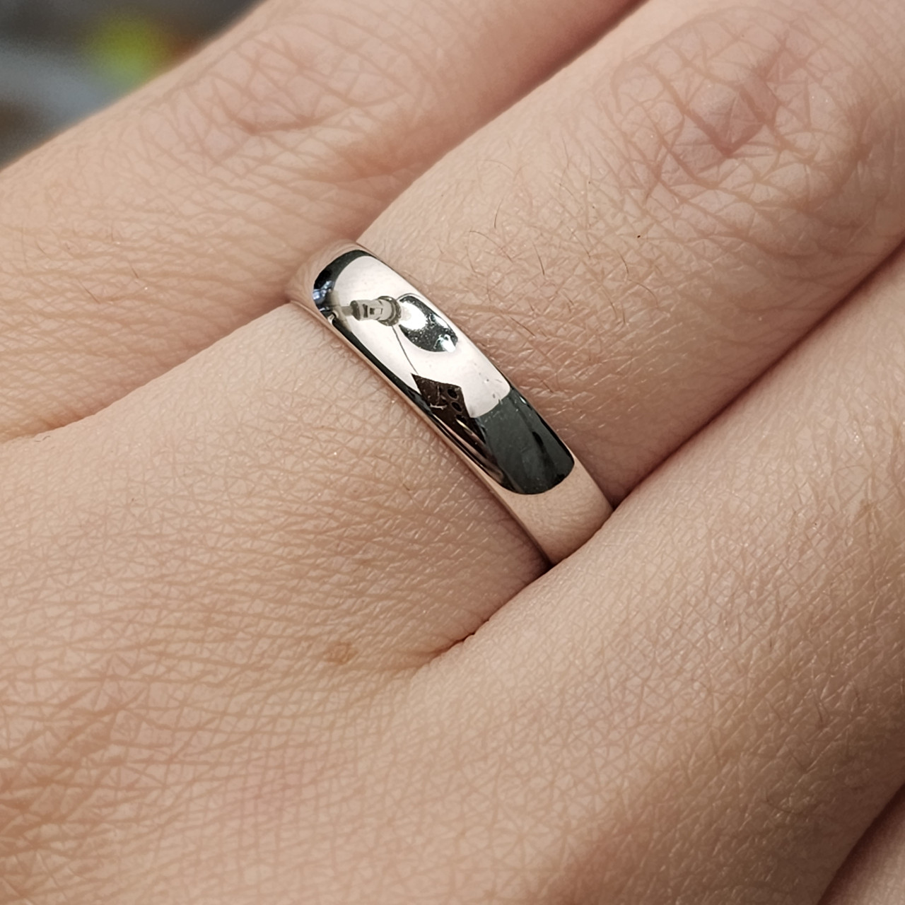 Обручальное кольцо 2.25 гр, серебро 925 проба, 16.5 размер/4мм - фото 2 - id-p112919272
