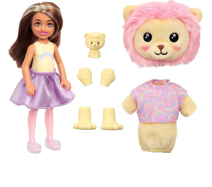 Barbie Милашка-проявляшка Кукла Челси Львёнок Cutie Reveal Chelsea HKR21 - фото 2 - id-p112919298